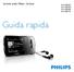 Lettore audio Philips GoGear SA1ARA02 SA1ARA04 SA1ARA08 SA1ARA16. Guida rapida