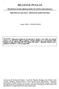 REGIONE PUGLIA PROPOSTA DI DELIBERAZIONE DI GIUNTA REGIONALE SERVIZIO ECOLOGIA SERVIZIO AGRICOLTURA. Codice CIFRA: ECO/DEL/2010/00