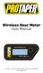 Wireless Hour Meter User Manual