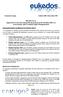 Eukedos S.p.A. Approvato il resoconto intermedio di gestione al 30 settembre 2012 e la convocazione dell Assemblea degli Obbligazionisti