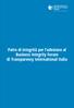 Patto di integrità per l adesione al Business Integrity Forum di Transparency International Italia