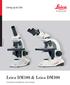 INDUSTRY DIVISION. Leica DM100 & Leica DM300. L'innovazione accessibile per i nuovi scienziati