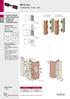 A sollevamento In linea Zinco. Foro filettato Telaio 12.7±0.2 19±0.2. R S 4 x Ø