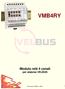 VMB4RY. Modulo relé 4 canali per sistema VELBUS. Velbus manual VMB4RY edition 1