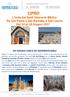 CIPRO L isola dei Santi Itinerario Biblico Da San Paolo a San Barnaba e San Lazaro Dal 10 al 18 Giugno 2017