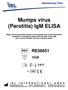 Mumps virus (Parotitis) IgM ELISA