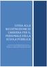 GUIDA ALLA RICOSTRUZIONE DI CARRIERA PER IL PERSONALE DELLA SCUOLA PUBBLICA