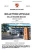 BOLLETTINO UFFICIALE