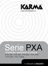 Serie PXA. Amplificatori stereofonici di potenza (PXA PXA PXA PXA 1000 PXA PXA 12800) >> Manuale di istruzioni