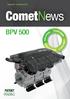 September / Settembre 2015 CometNews PATENT PENDING BPV 500