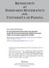 Rendiconti del Seminario Matematico della Università di Padova, tome 12 (1941), p
