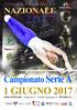 CAMPIONATO NAZIONALE - Ginnastica Artistica Maschile Pesaro (PU) 01 giugno 2017 CAMPIONATO SERIE A