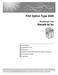 FAX Option Type Manuale del fax. Istruzioni per l uso