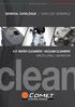 GENERAL CATALOGUE CATALOGO GENERALE H.P. WATER CLEANERS VACUUM CLEANERS IDROPULITRICI ASPIRATORI