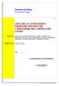 LISTA DELLE LAVORAZIONI E FORNITURE PREVISTE PER L'ESECUZIONE DELL'OPERA O DEI LAVORI