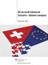 Gli Accordi bilaterali Svizzera Unione europea. Edizione 2017