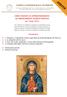 SCUOLA ICONOGRAFICA DI SERIATE. CORSI TEMATICI DI APPROFONDIMENTO AD ORIENTAMENTO TEORICO-PRATICO per l anno 2014