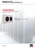 TEAM MATE Condensatori ad aria per installazione esterna. Capacità: kw