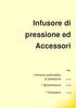 Infusore di pressione ed. Accessori. Infusore automatico di pressione. Spremisacca. Accessori. Pag