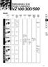 Elettrovalvola a 3 vie Tenuta in elastomero VZ100/300/500. Funzionamento. (Standard) 100V ca 50/60Hz 200V ca 50/60Hz 24V cc