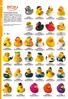 M31017 REPORTER DUCK. Dimensions: 80x75x75 mm. Printing area: 20x12 mm