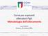 Corso per aspiranti allenatori Figh Metodologia dell allenamento Luca Plutino Genova, 22 ottobre 2016