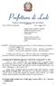 Prefettura di Lodi UFFICIO TERRITORIALE DEL GOVERNO (AREA II) Prot.n. 8790/2011 Elettorale Lodi, 9 maggio 2011