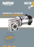 NDCM NDCM. MOTORIDUTTORI C.C. a vite SEnza fine RaRE earth D.C. WORMGEARMOTORS