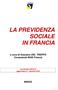 LA PREVIDENZA SOCIALE IN FRANCIA