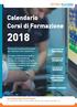 Calendario Corsi di Formazione