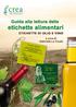 Guida alla lettura delle etichette alimentari Etichette di olio e vino