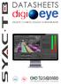 DATASHEETS DIGIEYE COMPACT/3A/3G DVR/HVR/NVR TECHBOARD SECURITY DIVISION I T P I