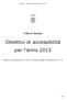Obiettivi di accessibilità per l anno 2015