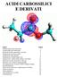 ACIDI CARBOSSILICI E DERIVATI