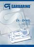 IN - INML. Gear pumps Pompe ad ingranaggi