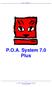 P.O.A. - System 7.0. P.O.A. System 7.0 Plus (C) ing. Luigi Coppola (Venezia) Tutti i diritti riservati