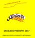 CATALOGO PRODOTTI 2017