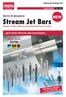 Keeping the Customer First. Tungaloy Report NEW. Stream Jet Bars. Nuovo grado SH730. Estensione gamma. Stream Jet Bars MINI Inserto CCGT-EPGT-WBGT 03