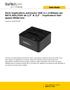 Dock Duplicatore autonomo USB 3.1 (10Gbps) per SATA SSD/HDD da 2,5 & 3,5 - Duplicatore fastspeed