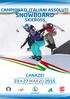 CAMPIONATI ITALIANI ASSOLUTI SNOWBOARD SKICROSS. Comune di Canazei