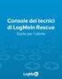 Console dei tecnici di LogMeIn Rescue. Guida per l utente
