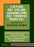 SASSARI-OLBIA. quotazioni dei valori di mercato dei terreni agricoli entro un minimo e un massimo per le principali colture in ciascun comune