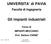 UNIVERSITA di PAVIA. Gli impianti industriali