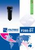 FILTRAZIONE IDRAULICA HYDRAULIC FILTRATION