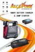 SMART BATTERY CHARGER & JUMP STARTER