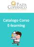 Catalogo Corso E-learning