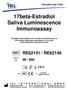 17beta-Estradiol Saliva Luminescence Immunoassay