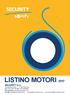 LISTINO MOTORI 2017 SECURITY