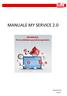 MANUALE MY SERVICE 2.0