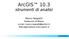 ArcGIS 10.3 strumenti di analisi